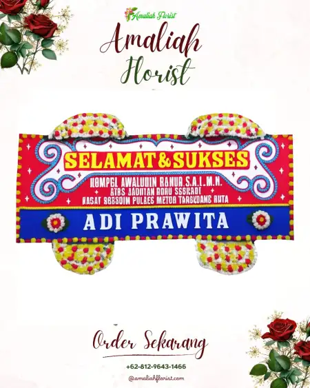 Papan Bunga Ucapan Selamat Lumajang